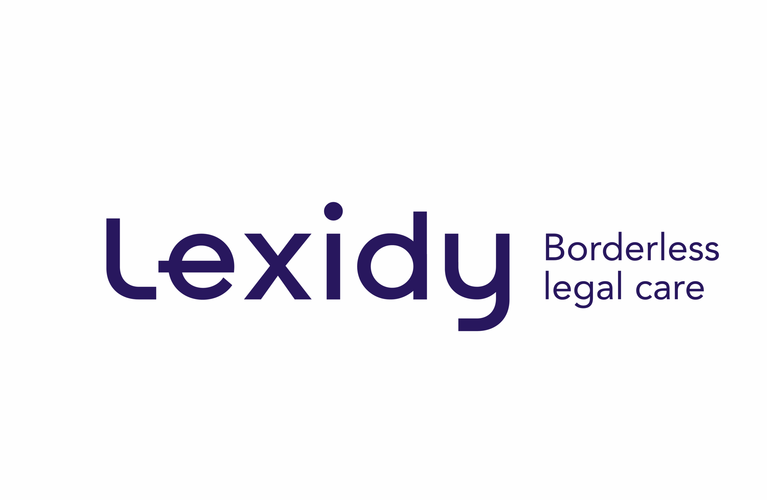 Purple logo with baseline